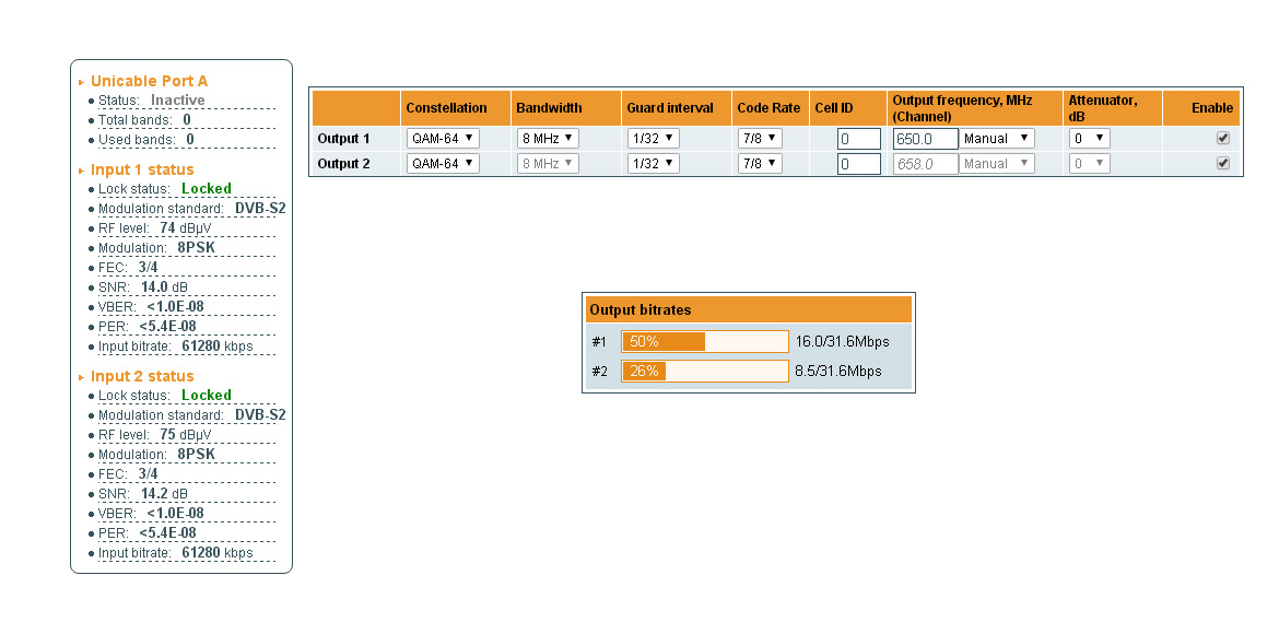 Terra - tdx420 - Configuration Samples